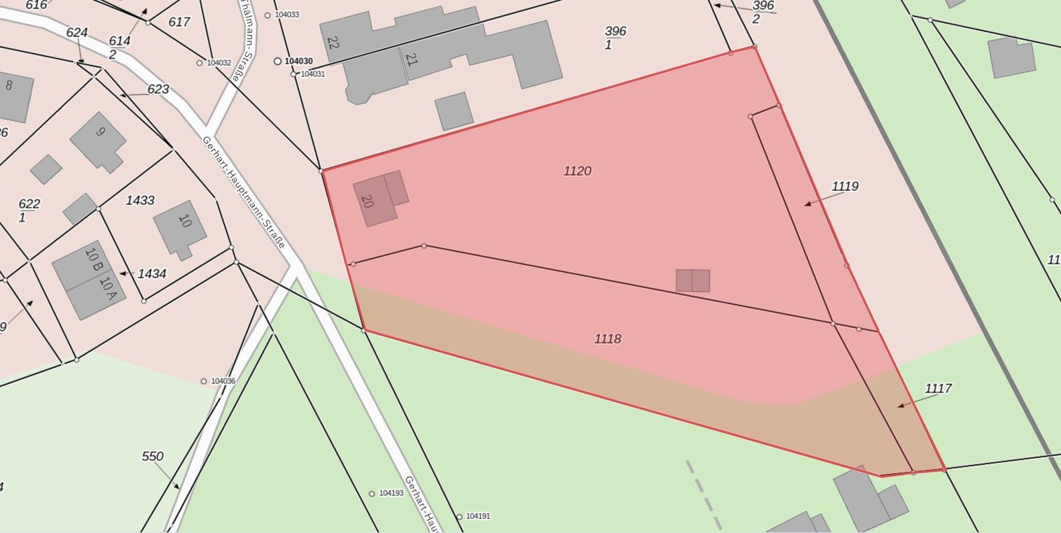 Räumlicher Geltungsbereich des Bebauungsplans "Sportanlage Gerhart-Hauptmann-Straße"