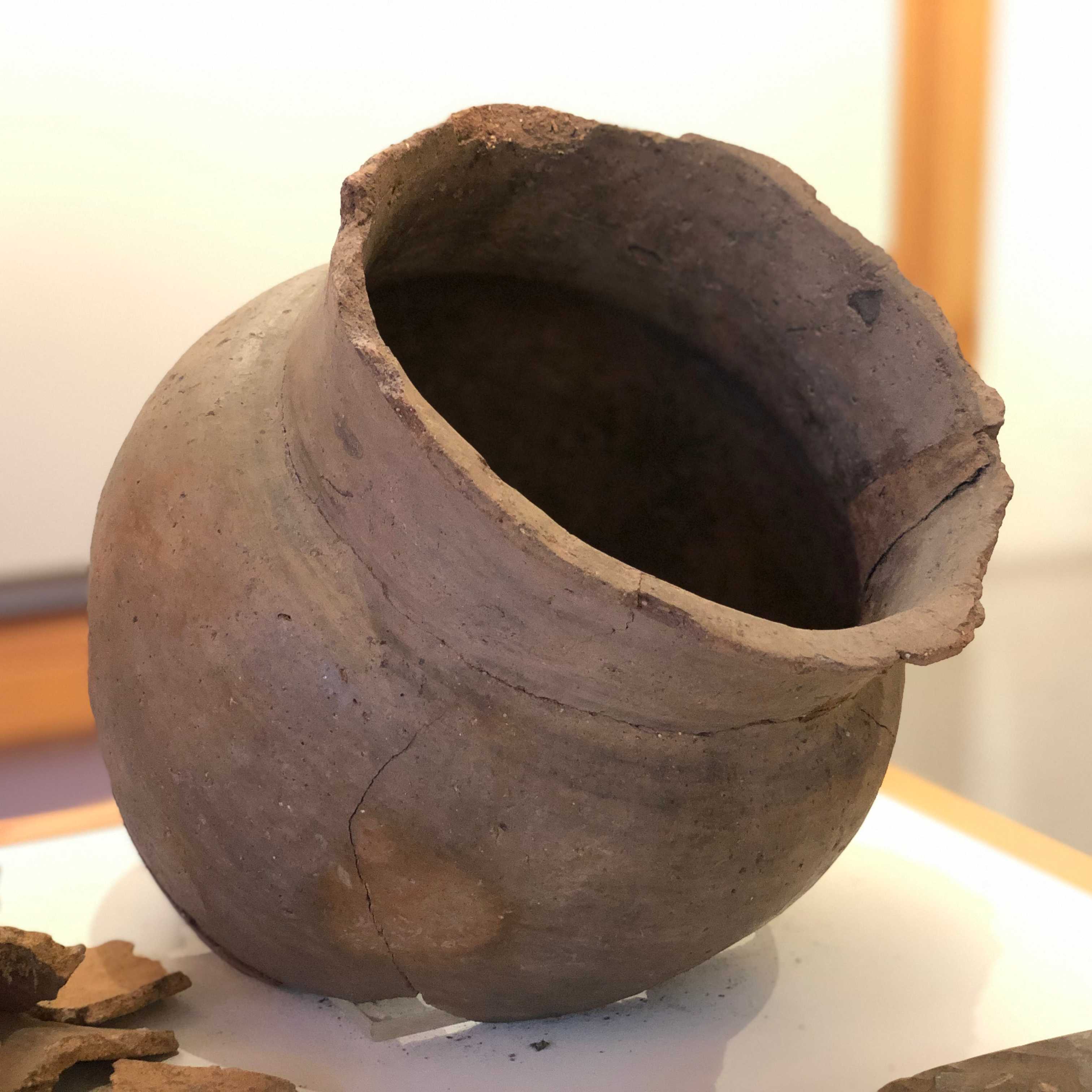 Bronzezeitlicher Urne, Fundstück